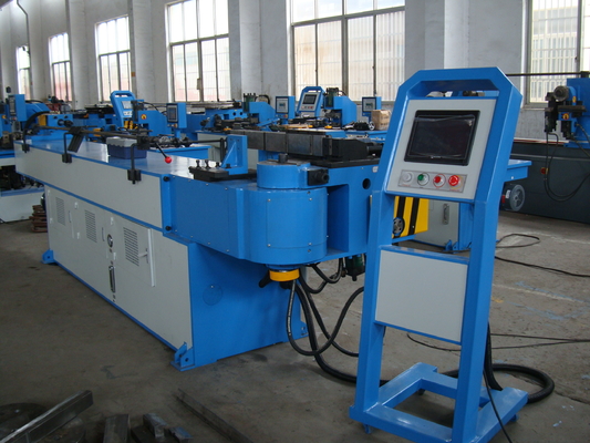 Automatische hydraulische StahlRohrbiegemaschine-automatischer einzelner Kopf
