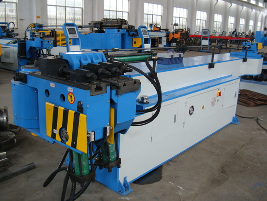 Automatische hydraulische StahlRohrbiegemaschine-automatischer einzelner Kopf