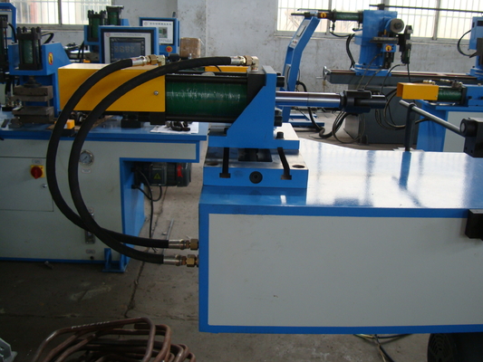 Automatische hydraulische StahlRohrbiegemaschine-automatischer einzelner Kopf