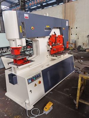 90 Maschinen-Winkel-Eisen-Schere Ton Small Hydraulic Ironworkers Q35y-20 lochende scherende